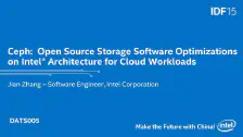 Ceph: Open Source Storage Software Optimizations on Intel® Architecture for Cloud Workloads